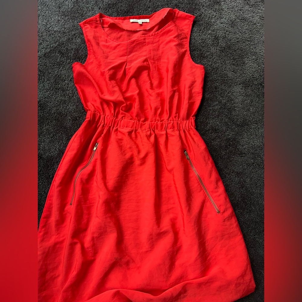 Speed Control Red Sleeveless Dress